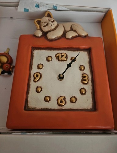 Orologio pendolo con gatto - a,