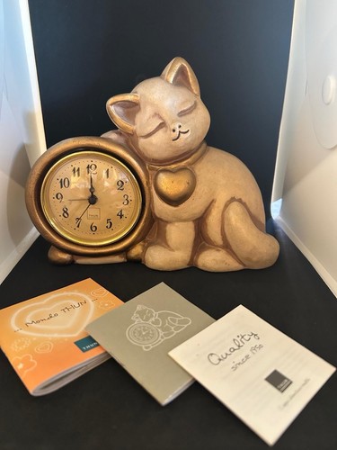 Orologio tavolo con gatto - orologio,