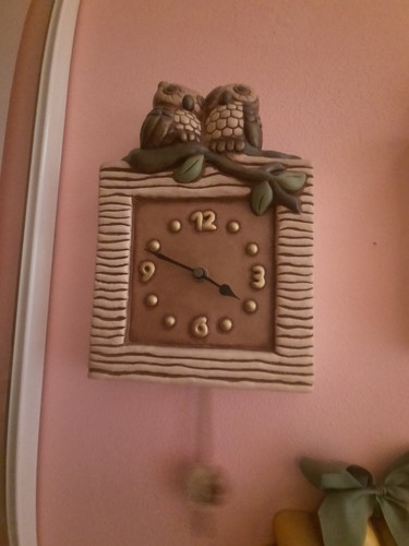 Orologio con pendolo gufi - , thun